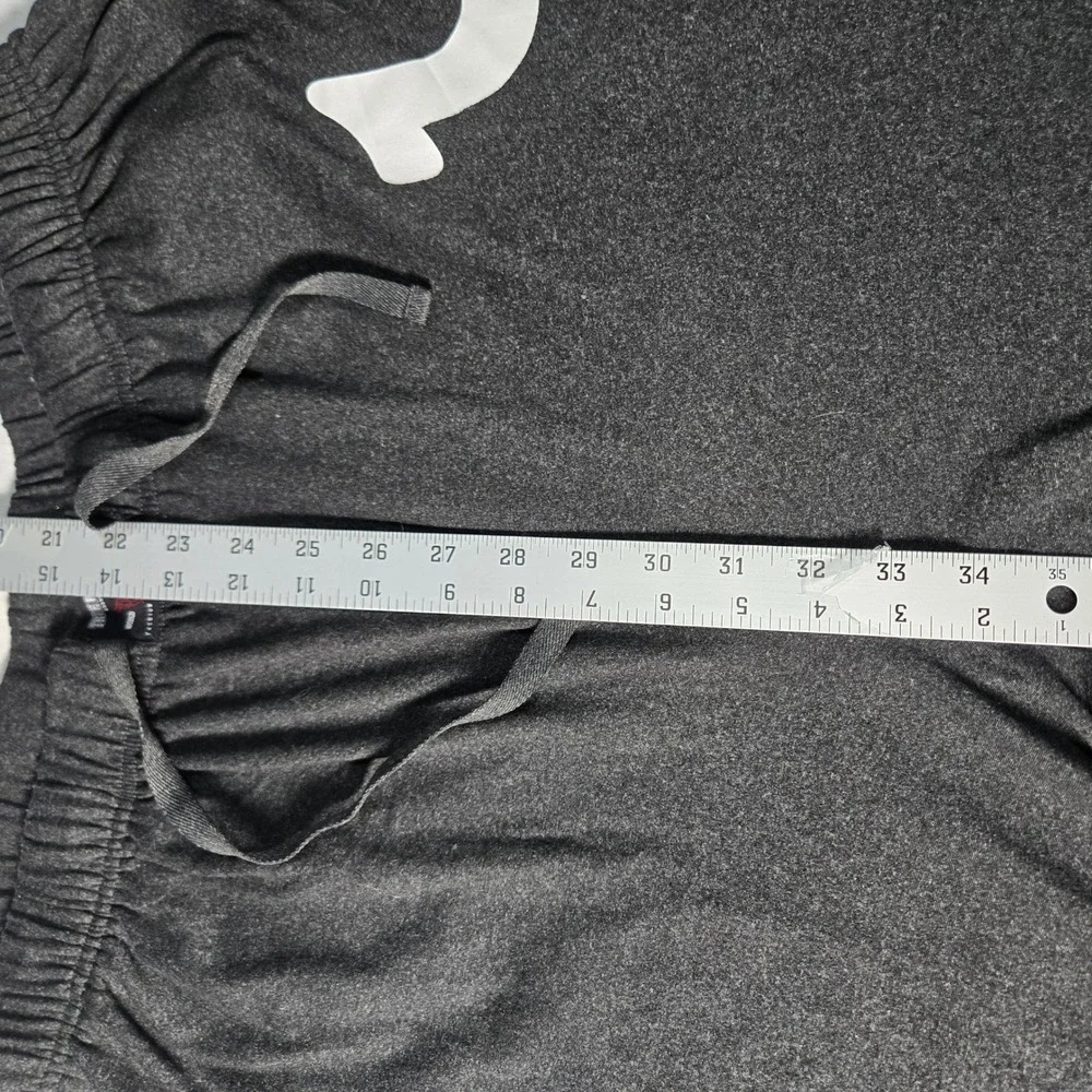 True Religion Mens Jogger Lounge Pants Charcoal Gray Horseshoe‎ Logo Large